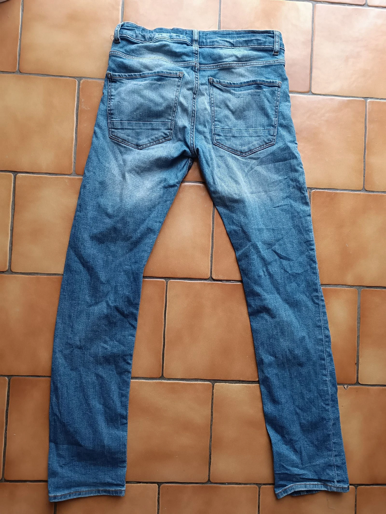 Kiabi slim fit washed jeans size 14 years – photo 2